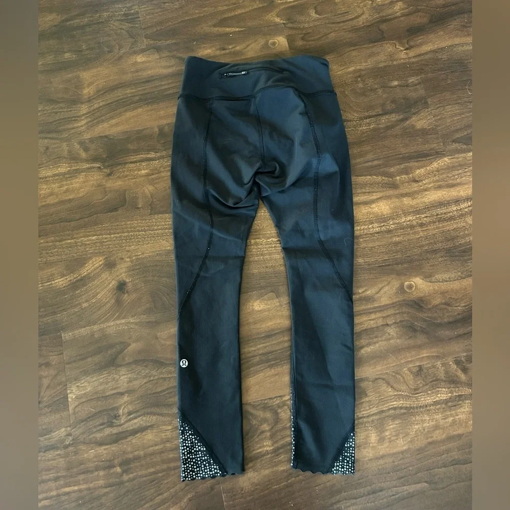 Lululemon Tight Stuff Tight II (Brushed) Black size 4 - Picture 6 of 7